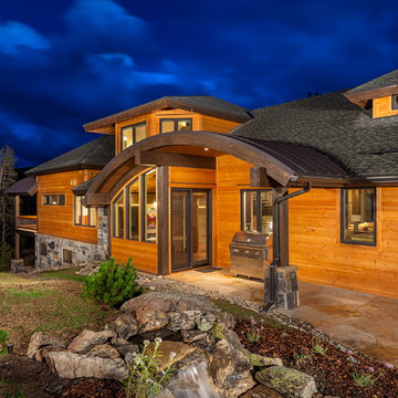 Covered grilling patio