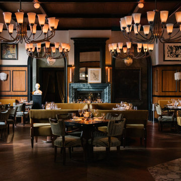 Vintage-Club Dining: Palazzo Custom Marble Flooring