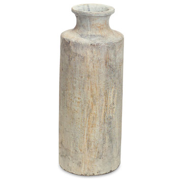 Melrose Ceramic Vase With Grey Finish 70509DS