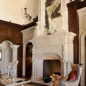 Limestone Fireplace Collection