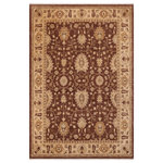 Bareens Designer Rugs - Shabby Chic Ziegler Diana Brown Beige Hand-Knotted Wool Rug - 9'4'' x 11'9'' - Enhance the ambiance of your home with this magnificent Persian-influenced Turkish hand-knotted rug made by skilled artisans capable of creating the most exceptional vegetable dyes and hand-spun wool. This exquisite handmade rug is a one-of-a-kind Peshawar Kafkaz, otherwise identified as Chobi, Chobi Peshawar, Oushak, or Ziegler rug. These handmade rugs are crafted in Pakistan utilizing superior-quality wool imported from Australia, New Zealand, and Korea in two types of weaves: the Persian weave and the Mori weave. This rug is meticulously crafted by hand using the finest natural vegetable dyes extracted from local plants. The artisans use a blend of hand-spun local and fine merino wool, resulting in a rug with a compelling texture, higher lanolin content, and longer staple. The artisans occasionally incorporate natural or artificial silk into the pile to enhance specific motifs. The finished product is an awe-inspiring execution of flawless design and an understated palette that exudes elegance.