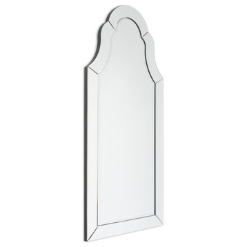 Elegant Beveled Rectangular Wall Mirror, Vanity, Bedroom Mirror, 20"x44"