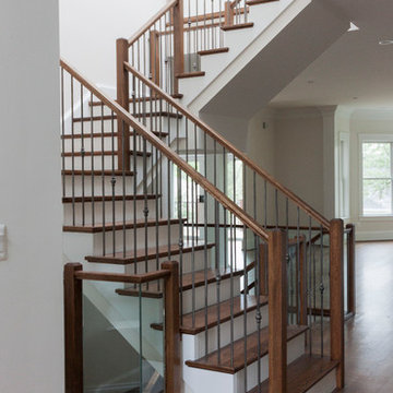 Project #44 | Contemporary Staircase with Skylit Stairwell