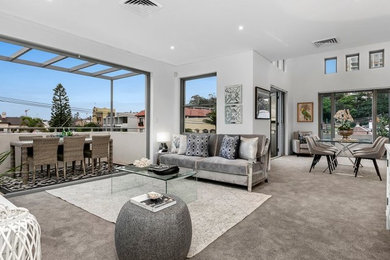 Photo of a modern living room in Sydney.