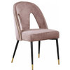 The Roxy Dining Chair, Pink, Velvet (Set of 2)