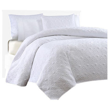 Madison Park Quilted Coverlet Mini Set, Full/Queen