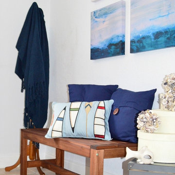 Modern Living Room Decor with Coastal Style