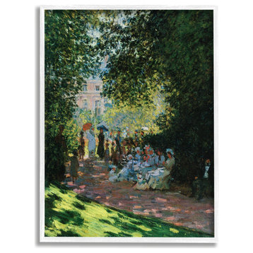 Parisians In Parc Classical Painting Style, 11 x 14