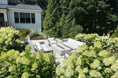 Inspiration for a craftsman patio remodel in Boston