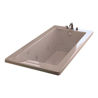 Miami with heater 53.14 in. Acrylic Center Drain Corner Alcove Whirlpool Bathtub in White Miami with heater 53.14 in. Acrylic Center Drain Corner Alcove Whirlpool Bathtub in White