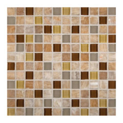 Honey Caramel Onyx Mosaic - Mosaic Tile