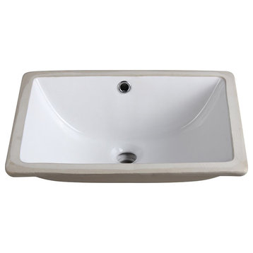 Fresca Allier White Undermount Sinks