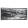 Winter Solstice Hand Painted Canvas, Grey, Black