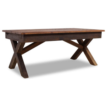 vidaXL Coffee Table Solid Reclaimed Wood 43.3"x23.6"x17.7"