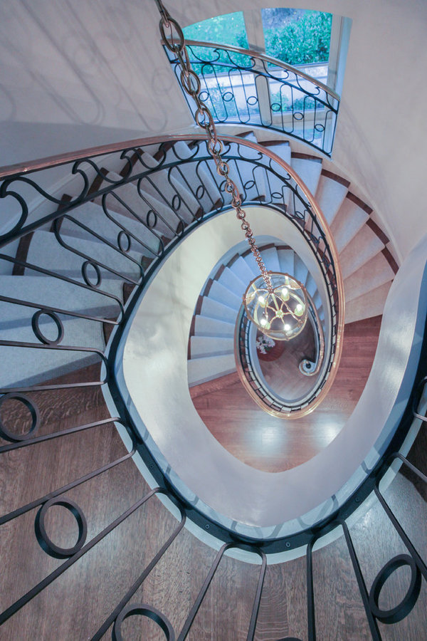 Sculptural/Elliptical Staircase Near Foreign Embassies in Wash. DC, 20008