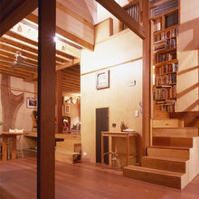Wooden bookcase