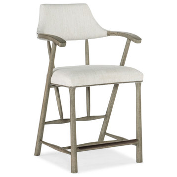 Hooker Furniture 6150-75350 24"W Framed Polyester Upholstered - Medium Wood