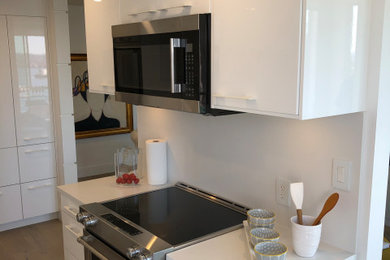Inspiration for a contemporary kitchen remodel in Vancouver