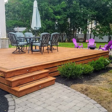 Deck and Fire Pit in Palmyra, NJ