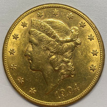 1904 20 Dollar Liberty Head Double Eagle