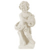 Cherub Painter Statue, Limestone