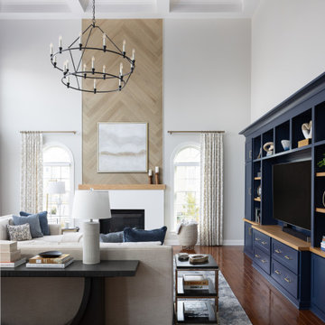 Transitional Retreat - Family Room Remodel & Scullery Kitchen - Haymarket, VA