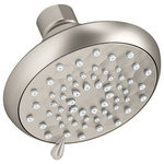 Kohler - Kohler Awaken B90 1.75GPM Multifunction Showerhead, Vibrant Brushed Nickel - The Awaken showerhead brings KOHLER quality, design, and performance to your bath. Advanced spray performance delivers three distinct sprays - wide coverage, intense drenching, or targeted - while an ergonomically designed thumb tab smoothly transitions between sprays with a quick touch. The artfully sculpted sprayface takes its inspiration from the purposeful patterns found in nature, complementing a wide range of bathroom styles.