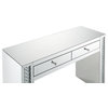 ACME Nysa Vanity Desk, Mirrored and Faux Crystals