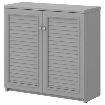 Bush Furniture Fairview Small Storage Cabinet with Doors and Shelves, Cape...
