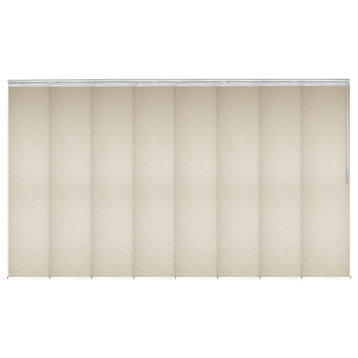Natalia 8-Panel Track Extendable Vertical Blinds 130-175"W