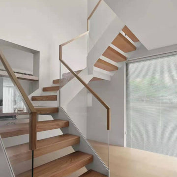 Modern House U Shaped Staircase
