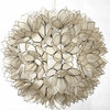 Lotus Flower Capiz Shell Chandelier, Small