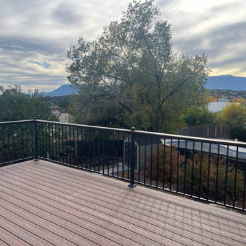 Elevated Sunroom and deck construction