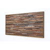 Reclaimed wood wall art made of old barnwood, Different Sizes Available., 48x18
