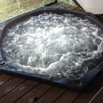 Inground spa install