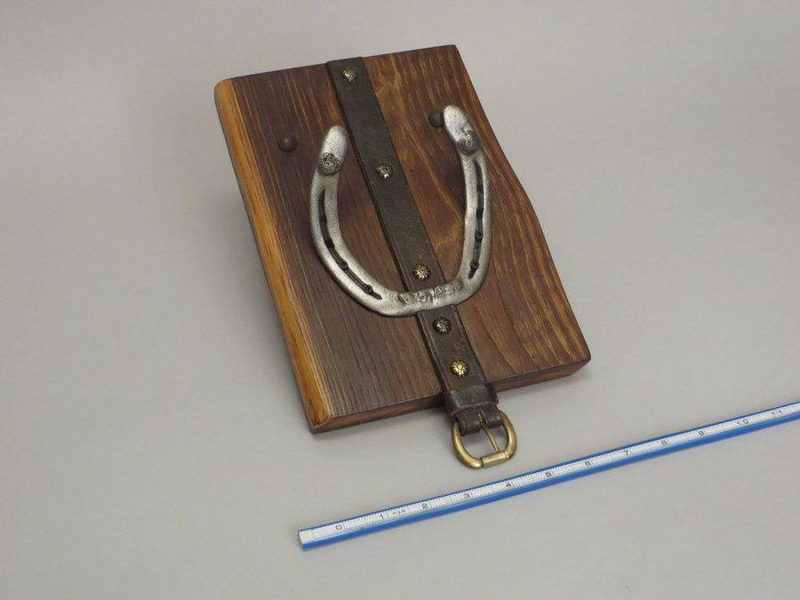 #R15096 Reclaimed Lumber, Horse Shoes, Tack Leather