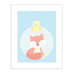 Faraway Friends Collection - Framed Wall Art (FAR03) - Kids Wall Decor