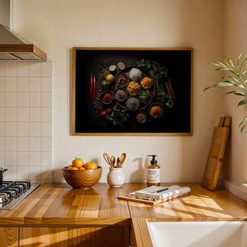 "A Culinary Canvas" Photorealistic Food and Drink Wall Art