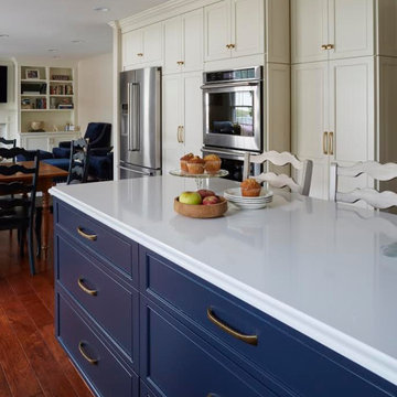 Suburban Baltimore Two-Tone Kitchen Remodel