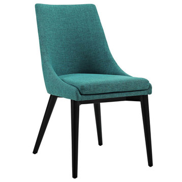 Hewson Fabric Dining Chair - Teal