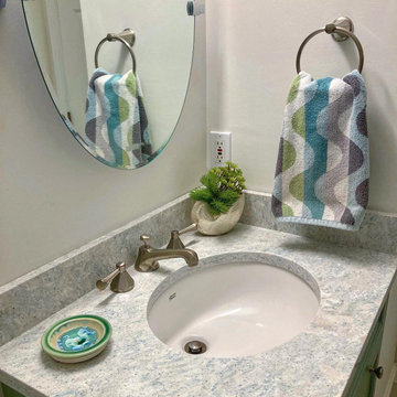 Rockport Residence, first floor guest bath