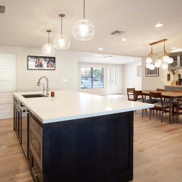 New Kitchen, Dining Area and Wet Bar