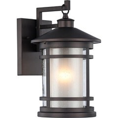 ADESSO Transitional 1 Light Black Outdoor Wall Sconce 14