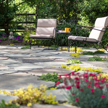 Living Irregular Bluestone Patio