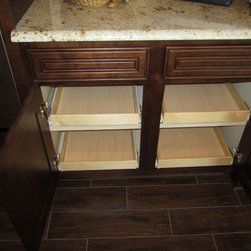 Kitchen Slide Out Shelves by slideoutshelvesllc.com - Baskets