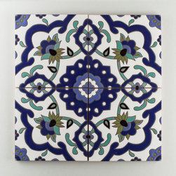 Handpainted: The Mediterranean Collection, Grandola in Cool Motif - Wall & Floor Tiles