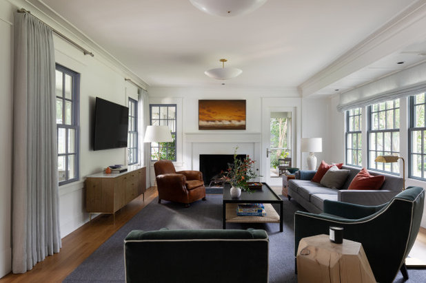 Transitional Living Room by Cuppett Kilpatrick Architecture + Interior Design
