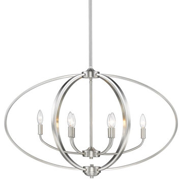 Colson Linear Pendant, Pewter