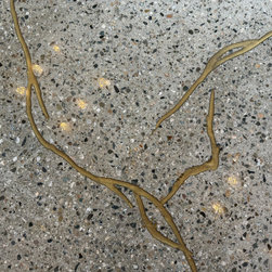 Japanese Kintsugi Polished Concrete - Flooring