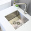 STYLISH 19"L x 18"W Undermount Kitchen Sink Single Bowl with Grid and Strainer